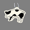 Paper Air Freshener - Standing Spotted Pig Tag W/ Tab